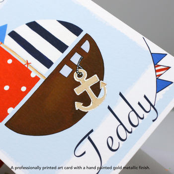 Personalised Nautical Boat Any Occasion Card, 4 of 7