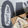 Home Sweet Home Texted Throw, Personalised Gift For Her, thumbnail 11 of 11