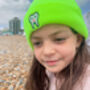 Cute Tooth Embroidered Kids Beanie, thumbnail 3 of 5