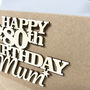 Personalised 80th Birthday Card Keepsake, thumbnail 5 of 12