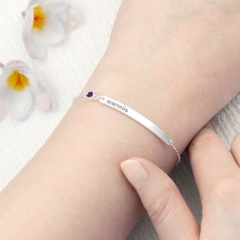 Personalised Birthstone Swarovski Crystal Bracelet, 3 of 7