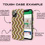 Groovy Marble Phone Case, thumbnail 3 of 6
