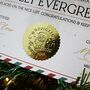Personalised Nice List Certificate Santa Claus Christmas Eve Box Set, thumbnail 5 of 12