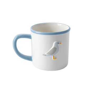 Coastal Living Seagull Stoneware Mug In Gift Box | Nautical | Homeware | Kitchenware, 2 of 4