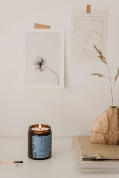White Sage And Lavender Soy Wax Candle, 4 of 4