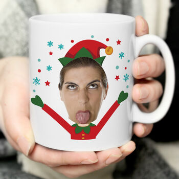 Personalised Elf Yourself Christmas Mug – Stocking Filler And Secret Santa Gift, 4 of 7