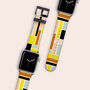 Mondrian Vegan Leather Apple Watch Band, thumbnail 1 of 7
