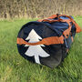 60 Litre Black And Orange Holdall/Duffle Bag, thumbnail 1 of 3