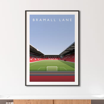 Sheffield United Bramall Lane Modern Era Poster, 3 of 8