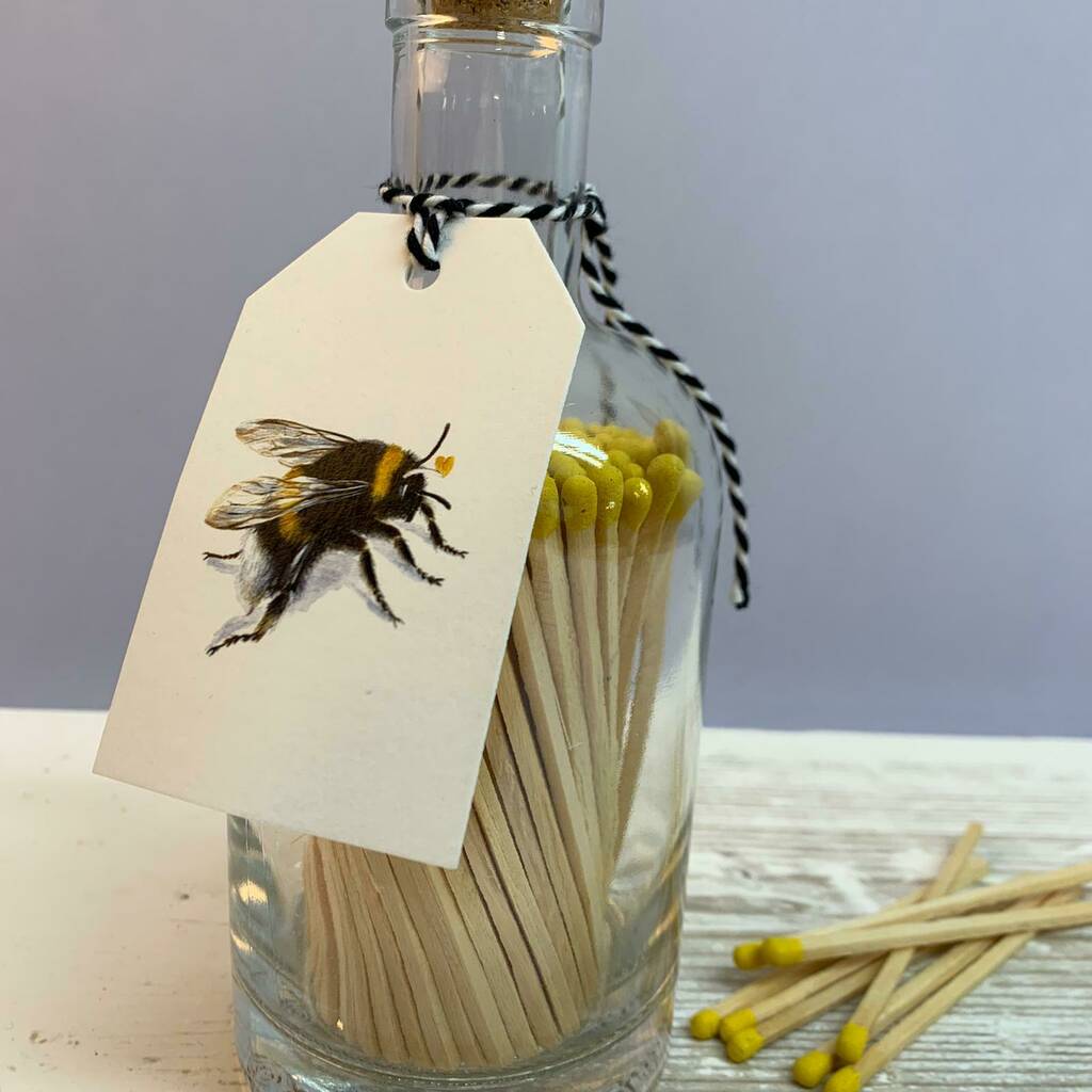 Log Burner Long Matches In A Jar By Nest