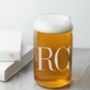 Monogrammed Can Shaped Glass, thumbnail 2 of 3