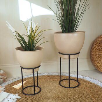 Indoor Plant Stand Beige, 2 of 5