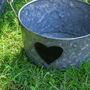 Set Of Two Heart Garden Buckets, thumbnail 4 of 8