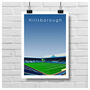 Sheffield Wednesday 'Hillsborough' Stadium Print Poster, thumbnail 1 of 2