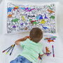 Dinosaur Pillowcase Kit + 10 Pens, Colour In And Learn, thumbnail 4 of 6