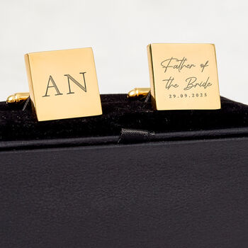 Personalised Father Of The Bride Gift Cufflinks, 7 of 7