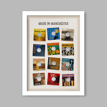 Made In Manchester Music Poster Print, 4 of 5