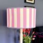 Carnival Lampshade In Candy Pink Deckchair Stripe, thumbnail 2 of 9