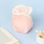 G Decor Elegant Pink Rose Decorative Candle, thumbnail 1 of 4