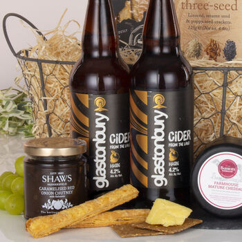 Cider And Cheese Gift Hamper, 2 of 3