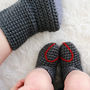 Mummy And Me Heart Slipper Sock Set, thumbnail 3 of 12