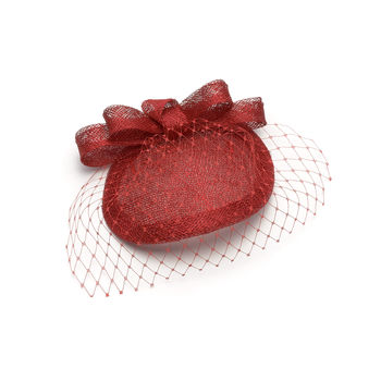 Vintage Inspired Veiled Fascinator In Many Colours, 2 of 12
