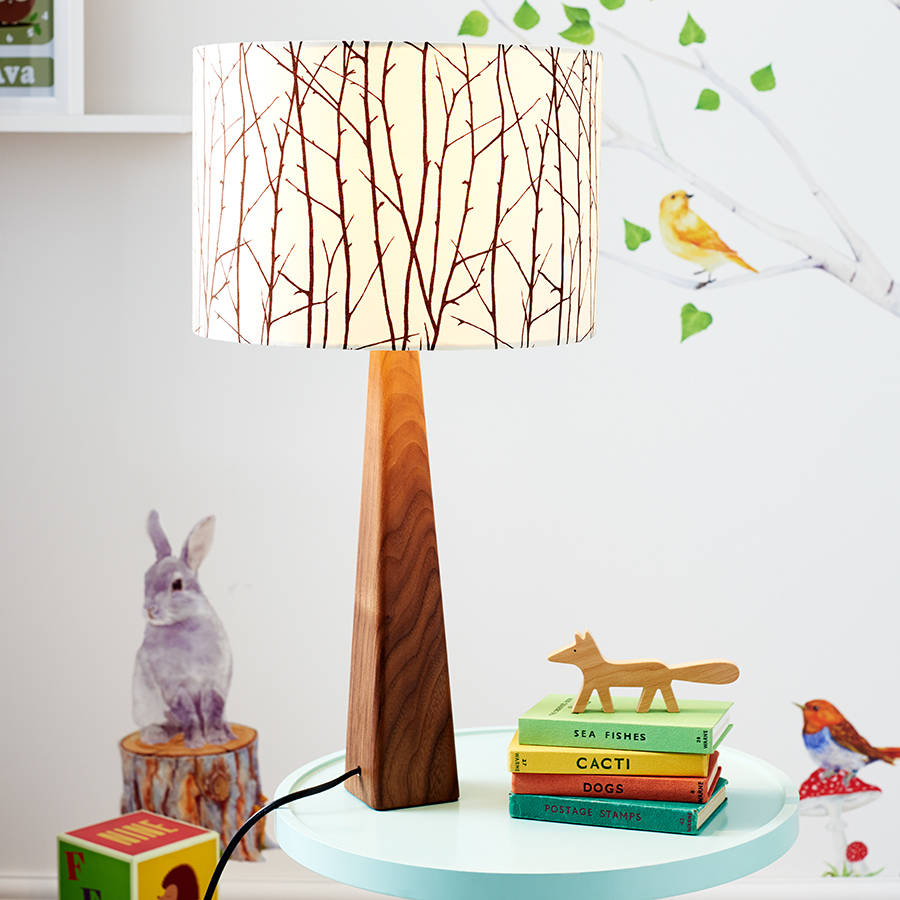 woodland lamp for nursery