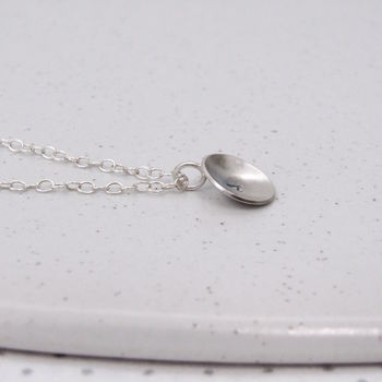 Personalised Sterling Silver Disc Necklace, 4 of 5