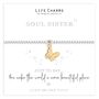 Just To Say Bracelet Gift, Just To Say Soul Sister Gold Butterfly Charm Bracelet Gift, thumbnail 1 of 3