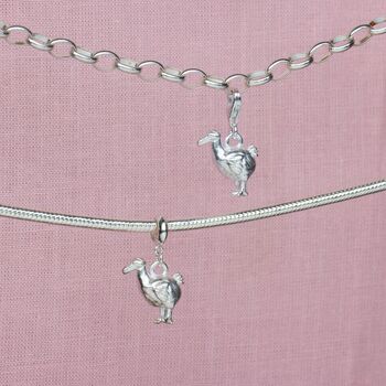 Sterling Silver Dodo Charm, 2 of 9