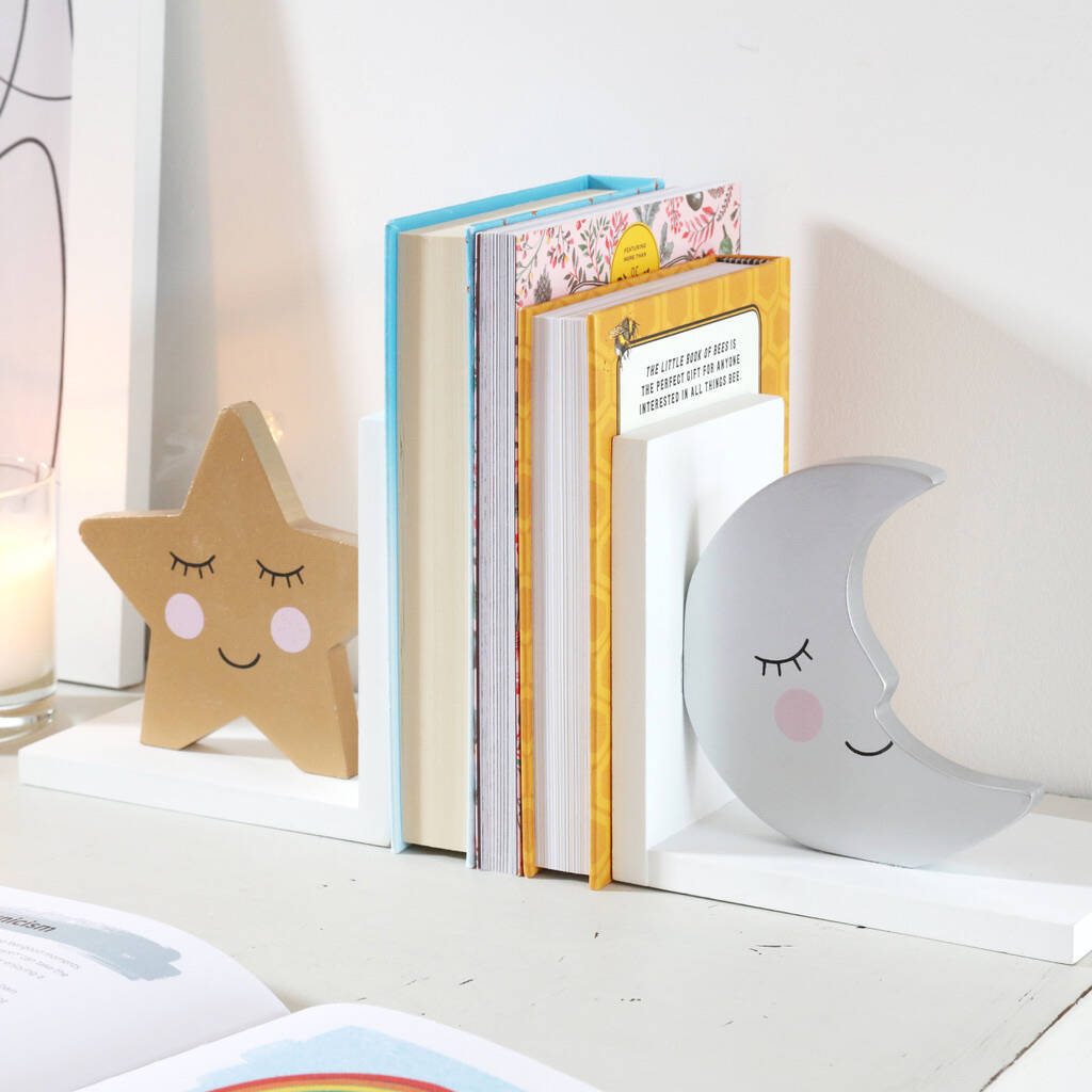 Sweet Dreams Star And Moon Bookends, 1 of 2