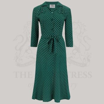 Polly Dress Authentic Vintage 1940s Style, 3 of 4
