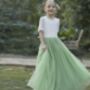 Bonnie In Apple Green ~ Party Or Flower Girl Dress, thumbnail 2 of 7