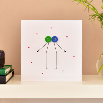 Kissing Couple Anniversary Card, 4 of 6