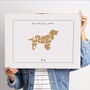 Personalised Cocker Spaniel Print, thumbnail 4 of 10