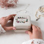 Tulips And Spring Flowers Floral Jewellery Box, thumbnail 3 of 10