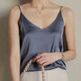 Silver Colour Silky Satin Cami Top, thumbnail 6 of 10