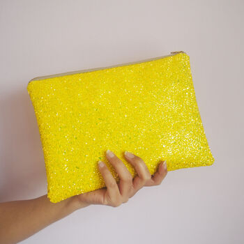 Sparkly Glitter Clutch Bag, 5 of 7