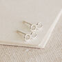 Sterling Silver Infinity Earrings, thumbnail 2 of 4