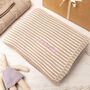Unisex Mini Stripe Fudge Knitted Baby Gift Box, thumbnail 2 of 10