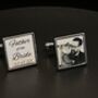 Father Of The Bride Photo Cufflinks, thumbnail 1 of 2