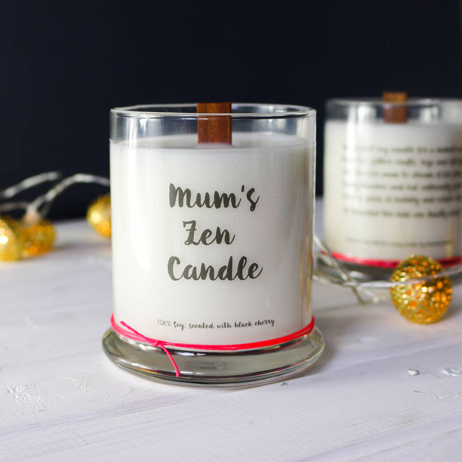 mum's zen candle by bonnie and bell