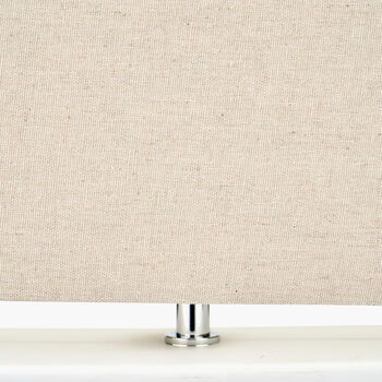 White Block Ceramic Rectangular Table Lamp, 7 of 10