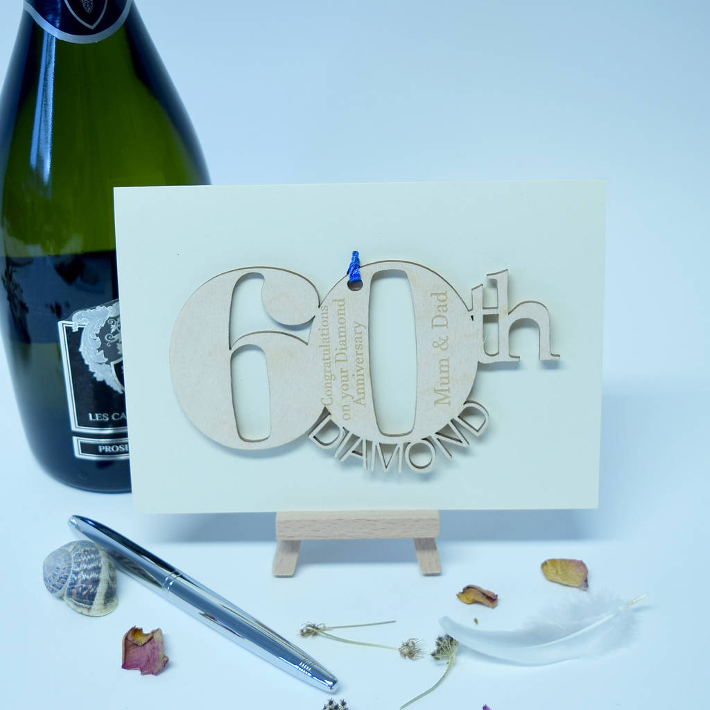 personalised wedding anniversary meaning card by hickory