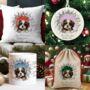 Personalised Christmas Shih Tzu Break Through, thumbnail 1 of 10