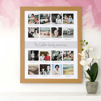 Personalised Past Memories Photo Collage, 6 of 9