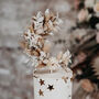 Crescent Moon Dried Flower Boho Wedding Cake Topper, thumbnail 2 of 3