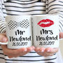 Mr And Mrs Personalised Wedding Mugs, thumbnail 1 of 3