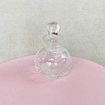 Vintage Decorative Cut Glass Crystal Perfume Bottle ~ 28, 8 of 9
