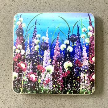 Blue Delphiniums Placemats, 3 of 7